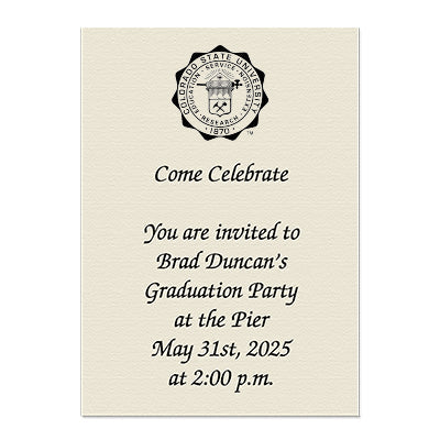 Colorado State University Personal Notecard
