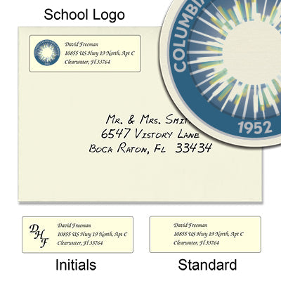 Columbia College of Hollywood Return Address Labels