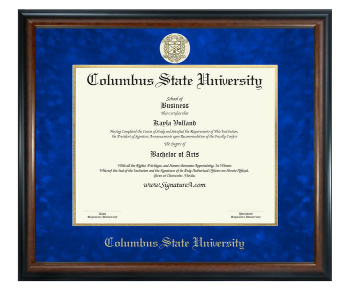 Columbus State University Diploma Frame (SN)