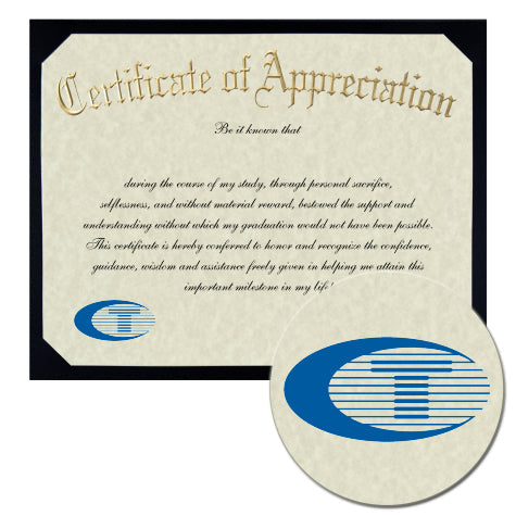 Columbus Technical College Certificate of Appreciation