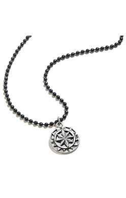 Compass Ball Chain Necklace, Unisex