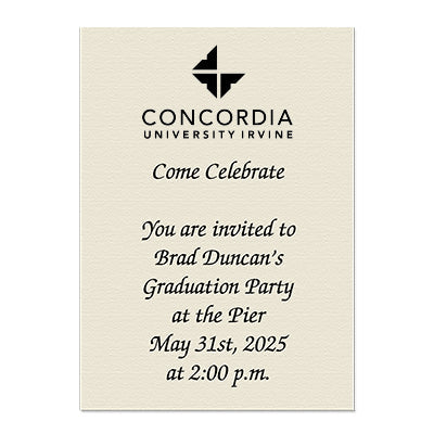 Concordia University Irvine Personal Notecard