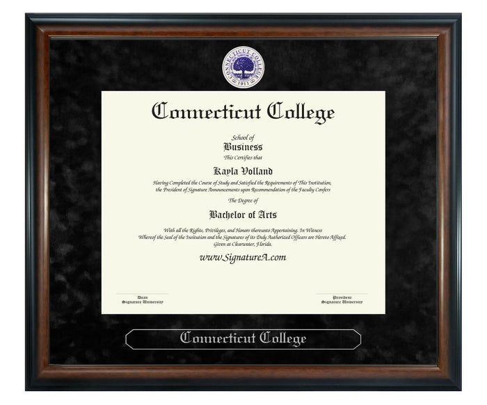Connecticut College Diploma Frame (SN)
