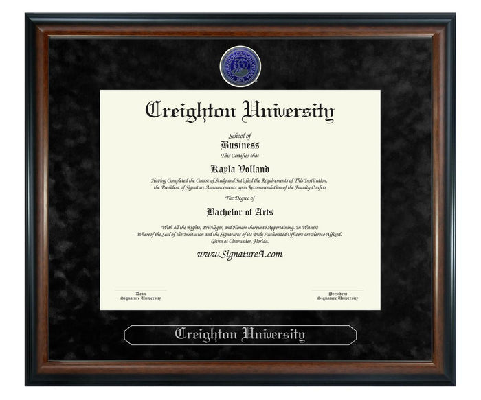 Creighton University Diploma Frame (SN)
