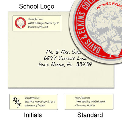Davis & Elkins College Return Address Labels
