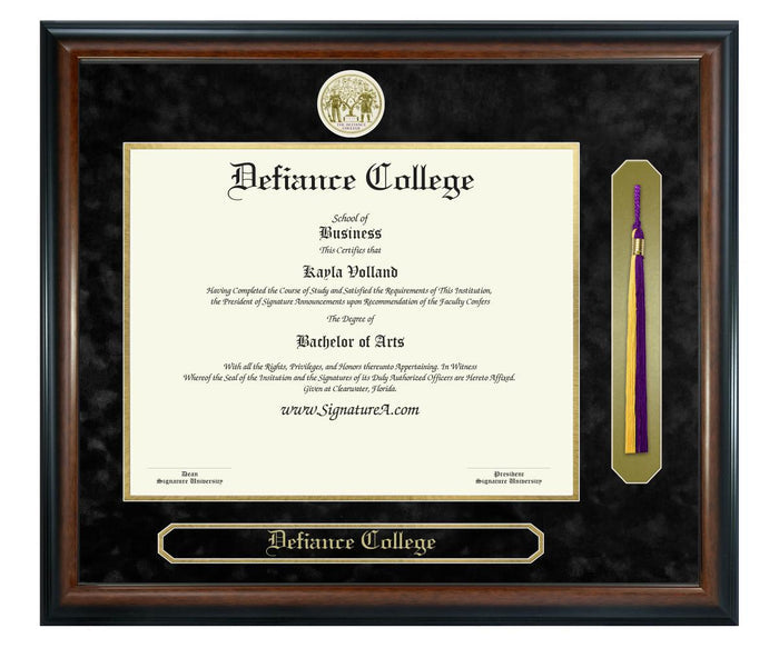 Defiance College Diploma Frame (SNT)