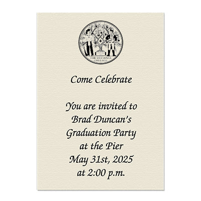 Defiance College Personal Notecard