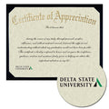 Delta State University Certificate of Appreciation