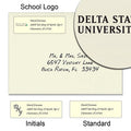Delta State University Return Address Labels
