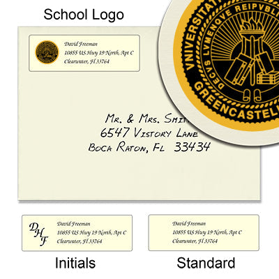 DePauw University Return Address Labels