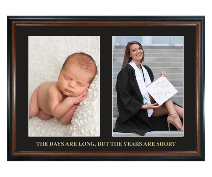 Double Photo Frame with Quote