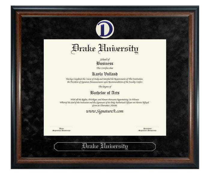 Drake University Diploma Frame (SN)