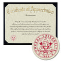 Drexel University Certificate of Appreciation