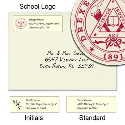 Drexel University Return Address Labels