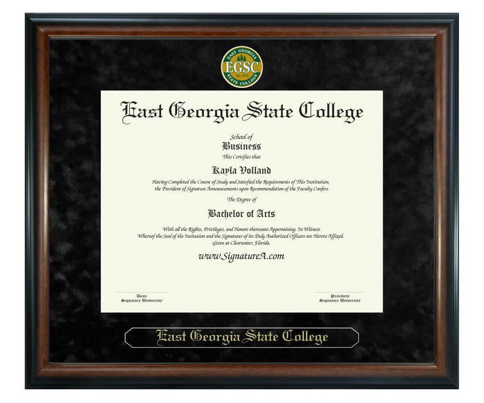 East Georgia State College Diploma Frame (SN)