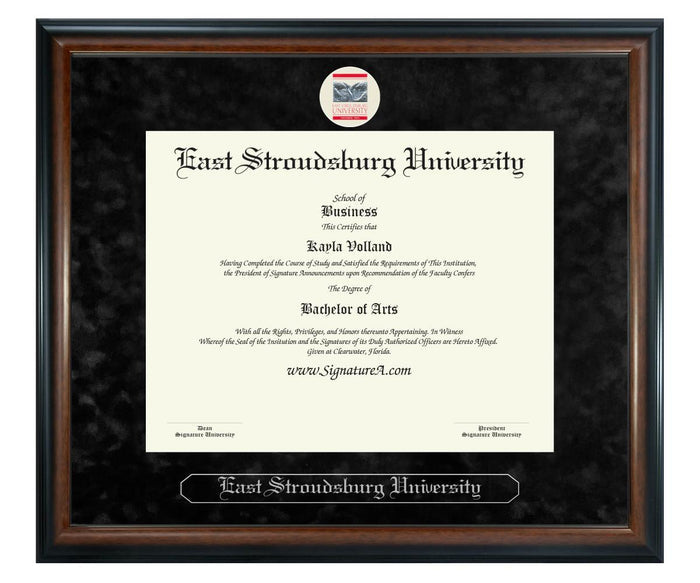 East Stroudsburg University Diploma Frame (SN)