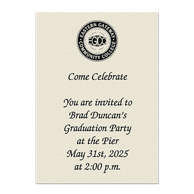 Eastern Gateway Community College Personal Notecard