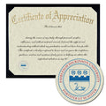 Fairleigh Dickinson University Certificate of Appreciation