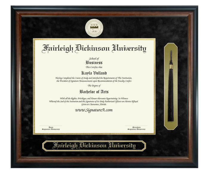Fairleigh Dickinson University Diploma Frame (SNT)