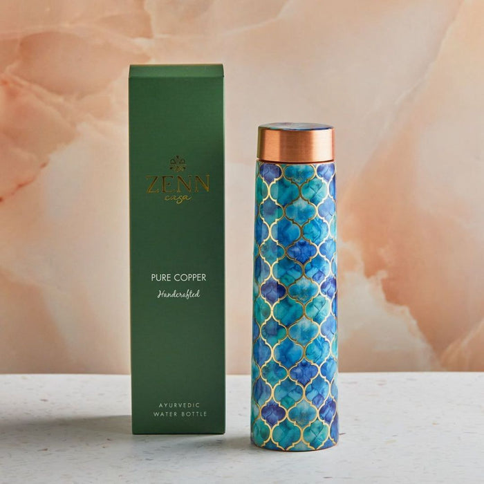 Family Combo 1 - 4 Ayurvedic Pure Copper Bottles 800 ml each
