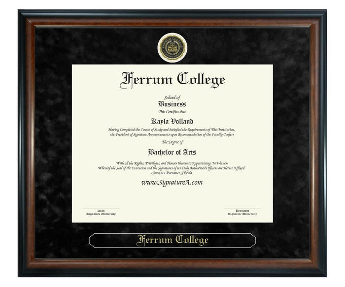 Ferrum College Diploma Frame (SN)
