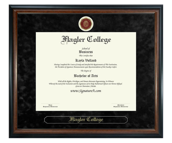 Flagler College Diploma Frame (SN)
