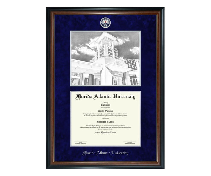 Florida Atlantic University Diploma Frame (SNL)