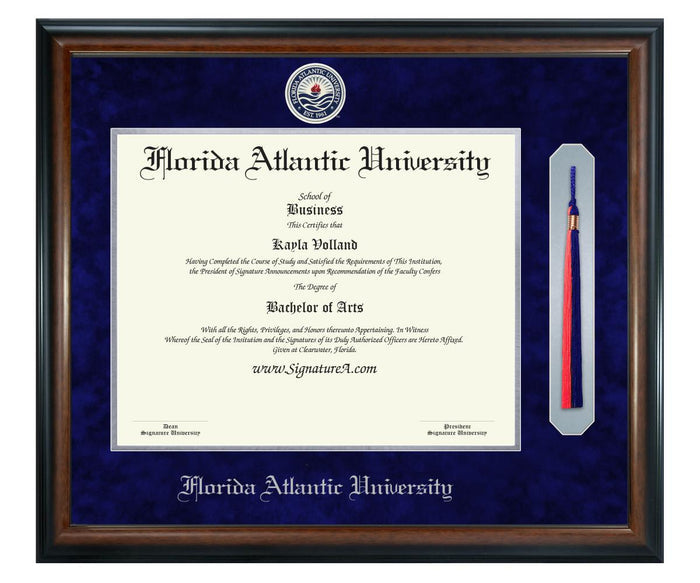 Florida Atlantic University Diploma Frame (SNT)