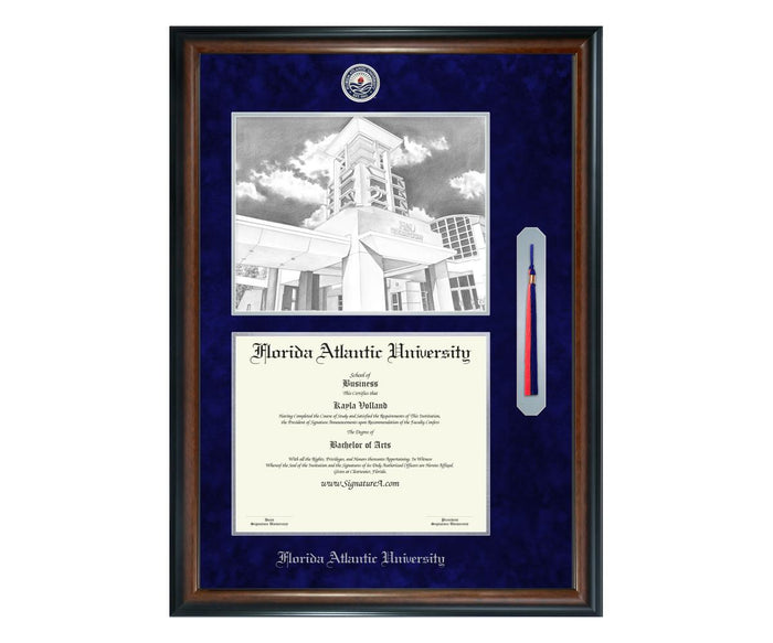 Florida Atlantic University Diploma Frame (SNTL)