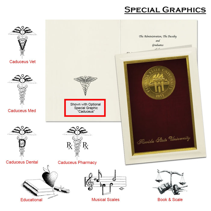 Florida State University Announcement (Classic Medallion Style)