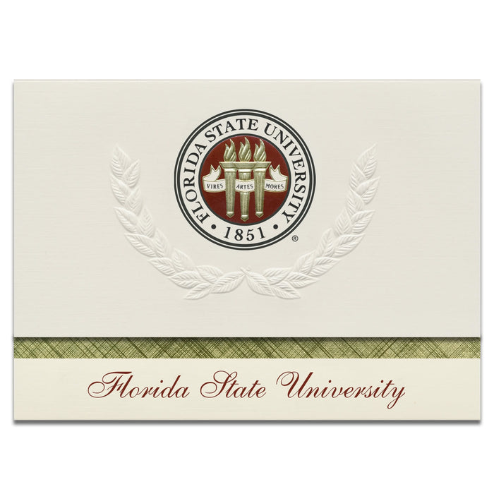 Florida State University Announcement (Platinum Style)