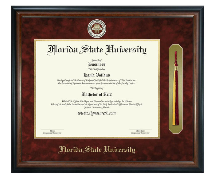 Florida State University Diploma Frame (SNT)