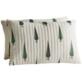 Forest Silhouette Cotton Silk Cushion Set – Set of 2