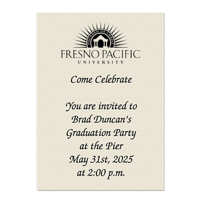 Fresno Pacific University Personal Notecard