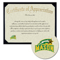 George Mason University School of Law Certificate of Appreciation