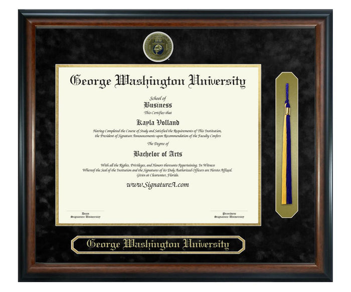 George Washington University Diploma Frame (SNT)