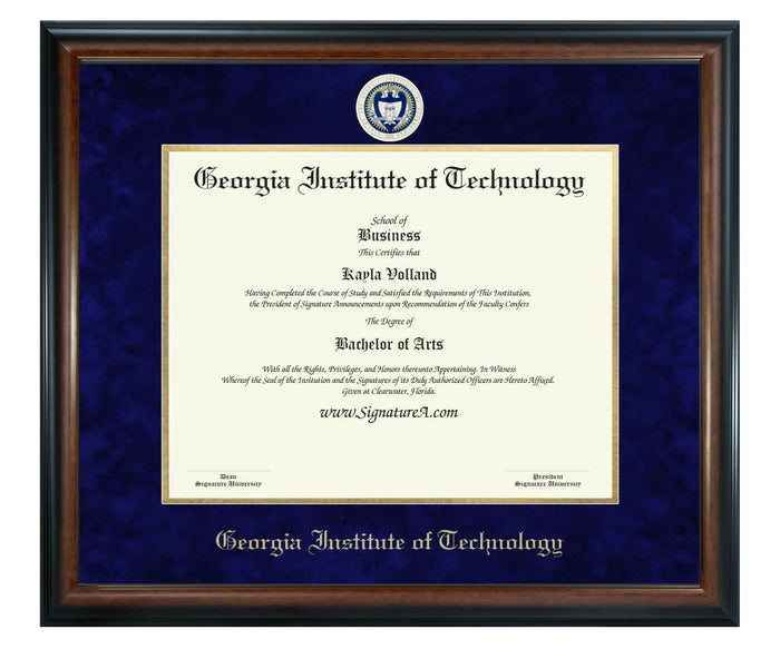 Georgia Institute of Technology Diploma Frame (SN)