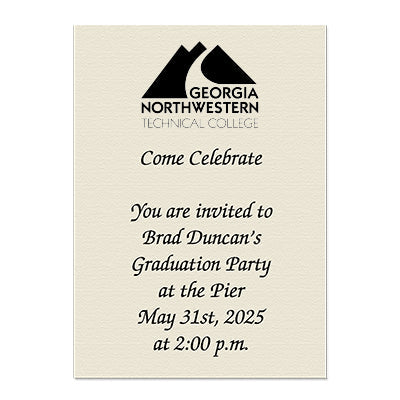 Georgia Northwestern Technical College Personal Notecard
