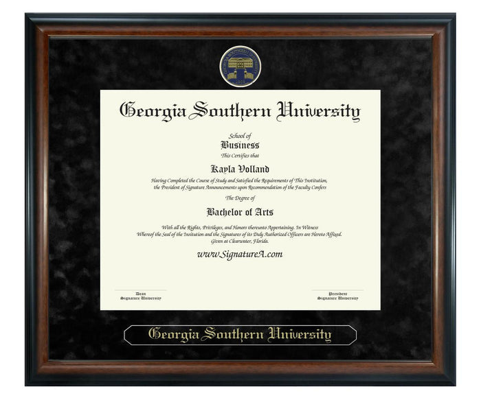 Georgia Southern University Diploma Frame (SN)