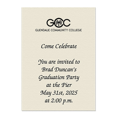 Glendale Community College Personal Notecard