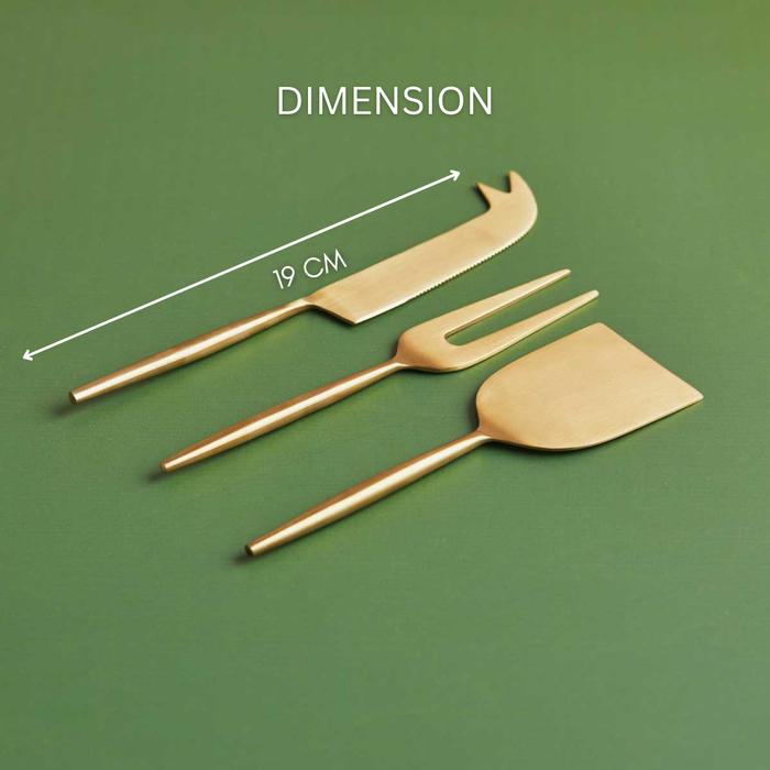 Golden Harmony Cheese Serving Set