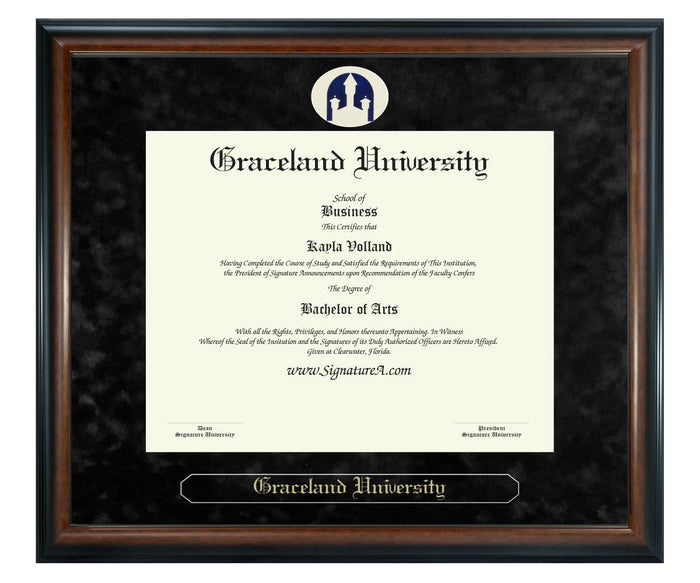 Graceland University Diploma Frame (SN)