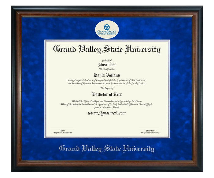 Grand Valley State University Diploma Frame (SN)