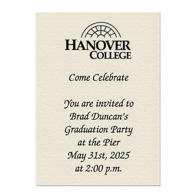 Hanover College Personal Notecard