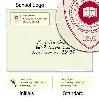 Hastings College Return Address Labels
