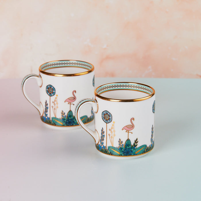 Heirloom Aura 24K Gold | Coffee or Tea Cups | Set of 2