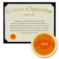 Hendrix College Certificate of Appreciation