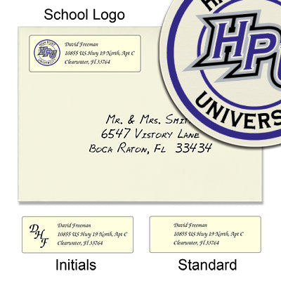 High Point University Return Address Labels