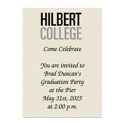 Hilbert College Personal Notecard