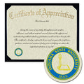 Indiana State University Certificate of Appreciation